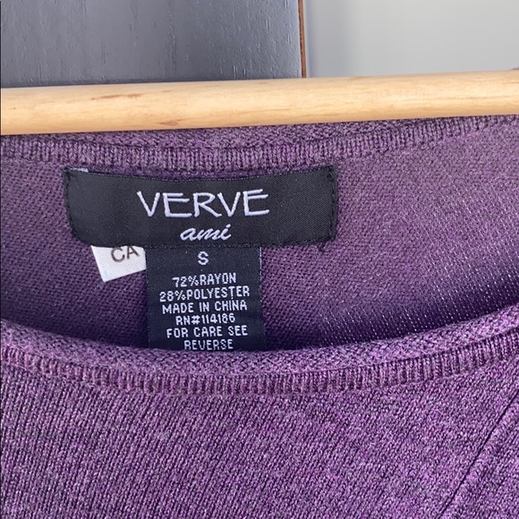 Verve size small sweater in Heathered purple - Picture 3 of 5